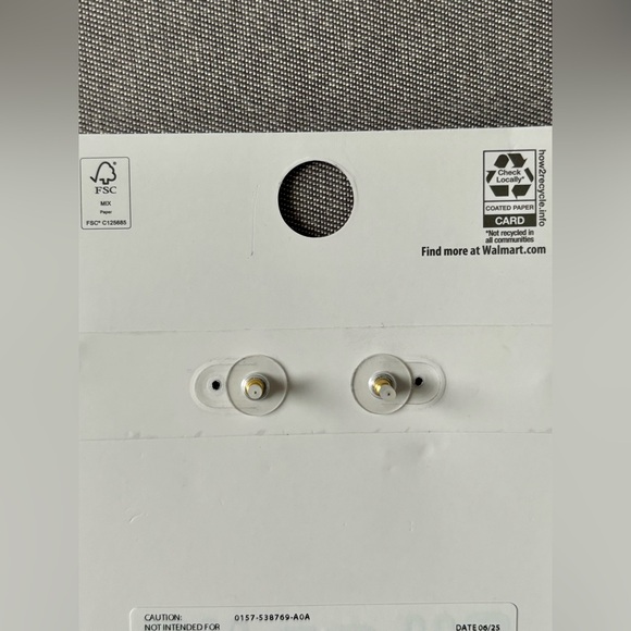 Stanley Gold Tone Statement Earrings - Picture 4 of 4